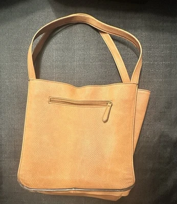 A.N.A. A NEW APPROACH BEIGE Faux Leather Shoulder Bag - Image 1 of 4