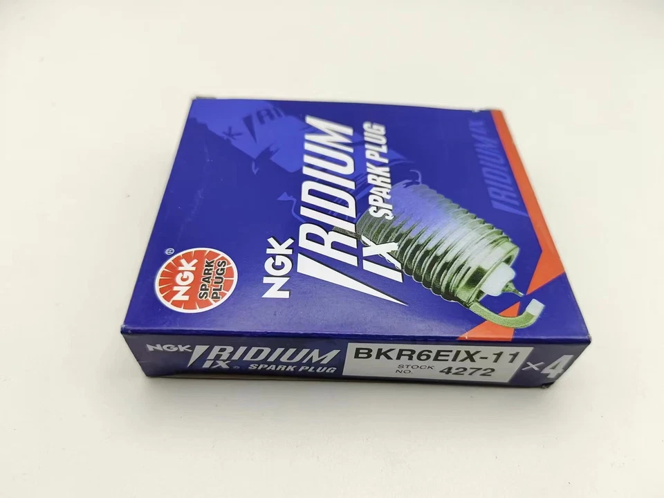 4 piezas bujías nuevas marcas #4272 BKR6EIX11 para Audi A4 2002-2004 V6-3,0 L Foto 1 de 4
