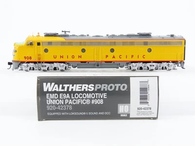 HO Walthers Proto 920-42378 UP Union Pacific EMD E9A Diesel #908 w/ DCC & Sound - Image 1 of 4
