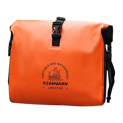 Bolsa Delantera Moto Manillar Sillín Bolsa De Almacenamiento Impermeable Grande Foto 1 de 4