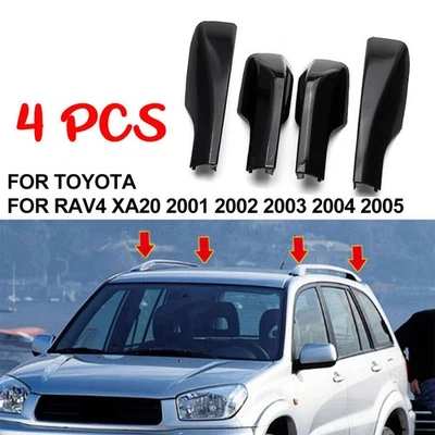 Tough ABS Black Roof Rack Cover Replacement For Toyota For RAV4 XA20 Models - Image 1 of 4