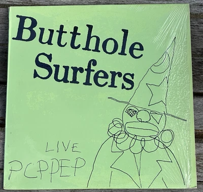 Butthole Surfers Live PCPPEP EX/EX 1984 Punk LP Alternative Tentacles Virus 39 - Image 1 of 4