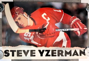Steve Yzerman RARE!! Louisville Promotional Poster w. Detroit Red Wings - Picture 1 of 5