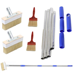 2 Pack 6" Decking Paint Brush Deck Stain Applicator with 70" Long Handle - Picture 1 of 11