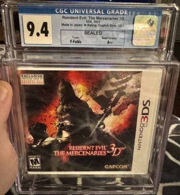 Resident Evil The Mercenaries 3D - Nintendo 3DS - Graded CGC 9.4 A++ SEALED - Image 1 of 3