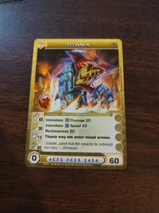 Titanix 2008 criatura caótica arenas silenciosas poco común #33/100 - Imagen 1 de 2