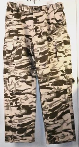 Columbia Gallatin Range Monarch Pass Wool Blend Outfitter Snow Camo Cargo Pants - Picture 1 of 11