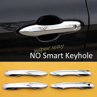 Cubierta de manija de puerta de coche cromada brillante 4x para Toyota Corolla Cross Camry Venza Foto 1 de 4