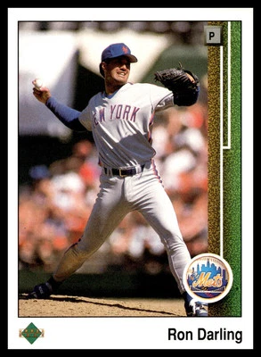 1989 Upper Deck #159 Ron Darling New York Mets Baseball Card - Image 1 of 2