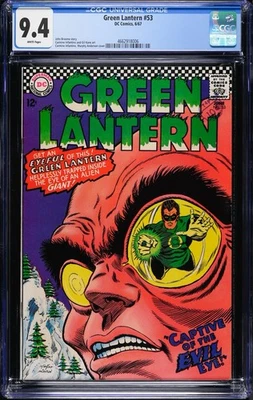 Green Lantern #53 (1967) CGC 9.4 WHITE Pages Foto 1 de 2
