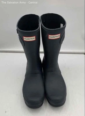 Hunter Womens Black Waterproof Round Toe Mid-Calf Rain Boots Size US 9 - Image 1 of 4