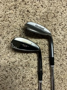 Cleveland RTX ROTEX 2.0 6 BLACK Wedge Set Sand Lob 54 60 Wedge Flex Steel RH - Picture 1 of 12