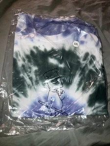 T-shirt nuova mai aperta Superradical Lil Peep Hellboy Bart Simpson tie dye taglia XXL - Foto 1 di 6