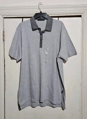 SEAN JOHN VINTAGE GRAY POLO SHIRT - NEW MEN'S SIZE L - Image 1 of 2