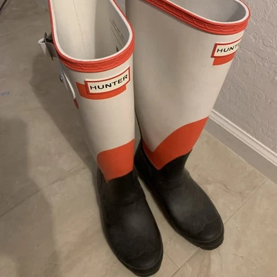 Botas de lluvia altas Hunter originales para mujer, talla US 5 Foto 1 de 4
