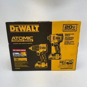 Neu Dewalt DCK225D2 Atomic 20 V Max bürstenlos 2 Werkzeuge Combo-Kit - Bild 1 von 5