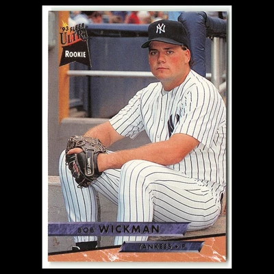 Tarjeta de béisbol Bob Wickman #251 1993 Fleer Ultra New York Yankees MLB casi nueva Foto 1 de 3
