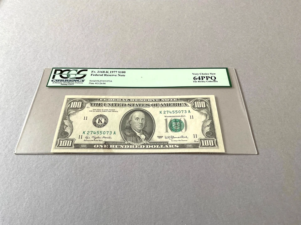 U.S. 100 Dollars 1977 FR-2168-K  PCGS 64 PPQ - Image 1 of 4