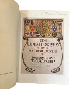 The White Company A Conan Doyle Illustrated N C Wyeth David McKay Co - Bild 1 von 8