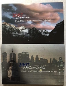 2007-D&P US Mint Uncirculated Set | 28 Coins | Original Packaging/CoA | D&P Mint - Picture 1 of 3