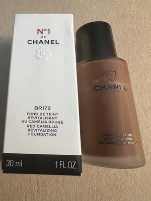 Chanel #1 De Chanel Red Camellia Revitalizing Foundation BR172 1 Fl Oz Free Ship - Image 1 of 4