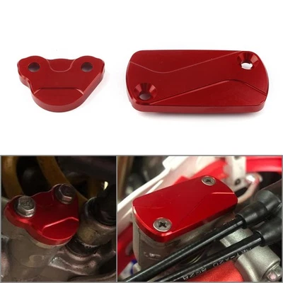 Tapa de líquido depósito de freno delantero trasero CNC para Honda CR125R 250R CRF250R/X 450R/X Foto 1 de 4