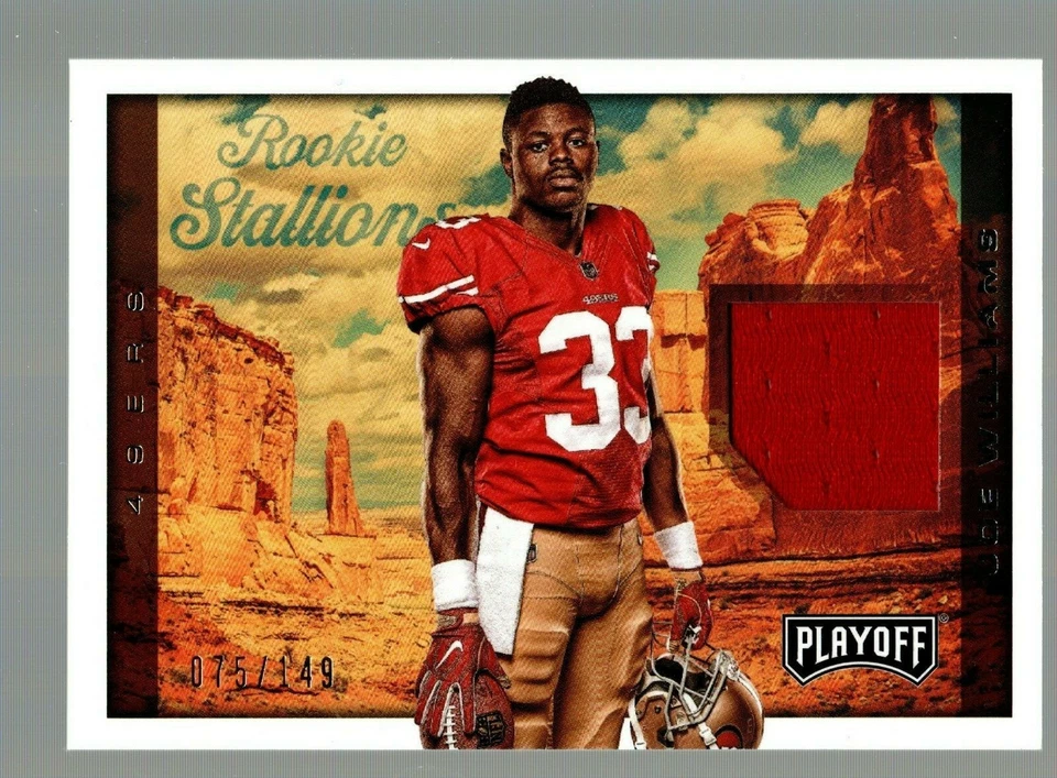 2017 Playoff Rookie Stallions Jerseys #RS-JW Joe Williams 75/149 - Image 1 of 1