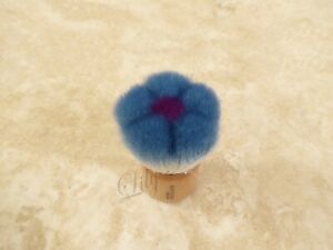 KOYUDO F003 Powder & Blush Brush, Flower Shaped Series Blue, Sokoho, Japan, NIB