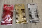 Mini Pegs Xmas Card Holder 20 X Christmas Gold,Silver or Red 32mm Peg 2m String