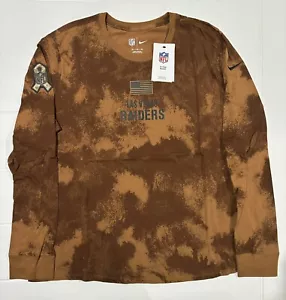 Neu mit Etikett Nike LV Raiders tarnbraun 2023 Salute To Service Langarm (Damen XXL) - Bild 1 von 7