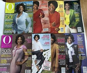 Lot of 8 O The Oprah Magazines 2003-04 Entertainment Fashion Magazines