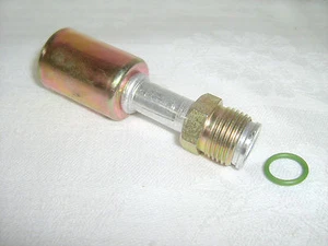 AJUSTE DE AIRE ACONDICIONADO, ANILLO TÓRICO DE INSERCIÓN MACHO, BLOQUEO DE CUENTAS, TUERCA RECTA #8, MANGUERA #8 BL1802 35B1802 - Imagen 1 de 1