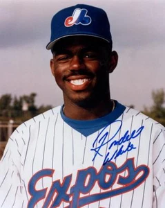RONDELL WHITE MONTREAL EXPOS SIGNED AUTOGRAPHED 8x10 PHOTO W/COA  - Picture 1 of 1