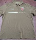 Under Armor St. Lawrence University Brown Loose Polo Lacrosse Shirt Size 2Xl