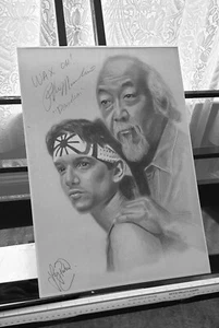 Karate Kid Cobra Kai Signed Ralph Macchio Art Print Wax On Wall Canvas Fan A3 - Picture 1 of 12