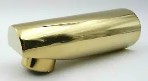 KINGSTON MESSING K8187A2 DEKO WANNENAUSLAUF OHNE FLANSCH, MESSINGARMATUR POLIERT - Bild 1 von 9