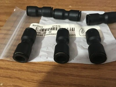 (6) 3/8" Tube Nylon Push-to-Connect Reducing Union - Image 1 of 2
