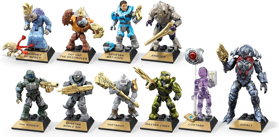 💥 NEW HALO MEGA CONSTRUX 10TH ANNIVERSARY SERIES HEROES FULL SET 💥 - Image 1 of 4