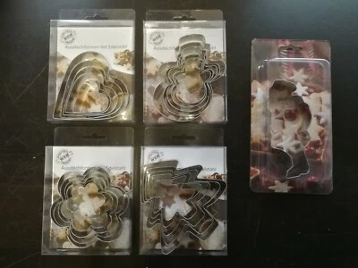  Ausstechformen Plätzchen, Ausstecher, Ausstechförmchen Weihnachten Liebe - Bild 1 von 4