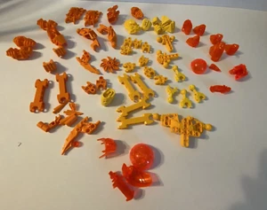 67 LEGO Hero Factory Parts Piraka Yellow Orange Neon Tridax Bionicle - Picture 1 of 6