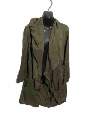 Rusty Surf Brand Green Jacket Coat Size 8 Small Long Women Winter Trench - image 1 of 4