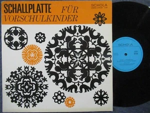 SCHALLPLATTE FÜR VORSCHULKINDER / blue label Reissue LP DDR 1986 SCHOLA 875058 - Bild 1 von 2