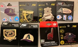 Juego de 8 pines de coleccionista Arizona Diamondbacks 2023 Serie Mundial - Imagen 1 de 1