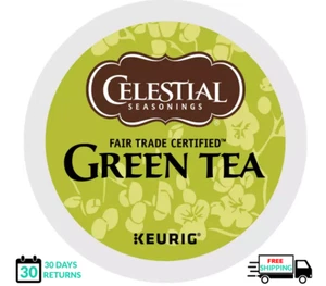 🆕☕ Celestial Seasonings Green Tea Keurig Tea K-cups   - Picture 1 of 1