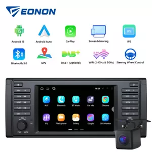Für BMW E39 Android 13 Auto 7" IPS Bildschirm Autoradio Navi Apple CarPlay 1080P - Bild 1 von 19