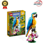 "LEGO 31136 Creator 3-in-1 Exotic Parrot/Frog/Fish Animal Figures Building Toy,