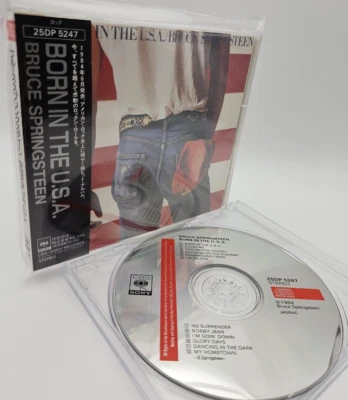 BRUCE SPRINGSTEEN Born In The U.S.A. Japan Vintage CD 25DP 5247 w/OBI 1988 F/S - Image 1 of 4