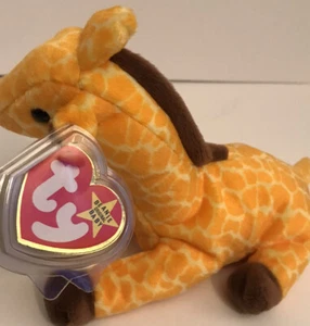 TY Beanie Baby “Twigs the Giraffe” Vintage 1995 With Tag Errors & PVC Pellets - Picture 1 of 4