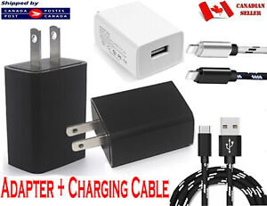 5V 2A USB Wall Plug charger & Type C cable US Plug For Samsung LG HTC