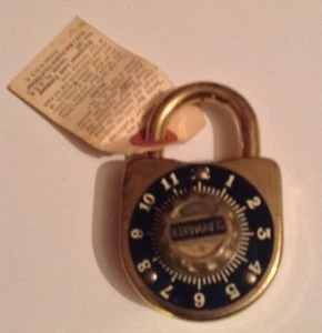 Slaymaker "Scout" Combination Padlock No. 453-with box and combination - Picture 1 of 7